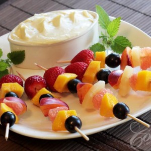 fruit skewers