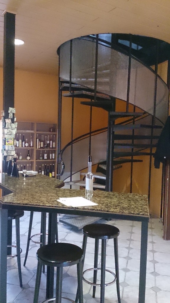 distillery bar and staircase 1