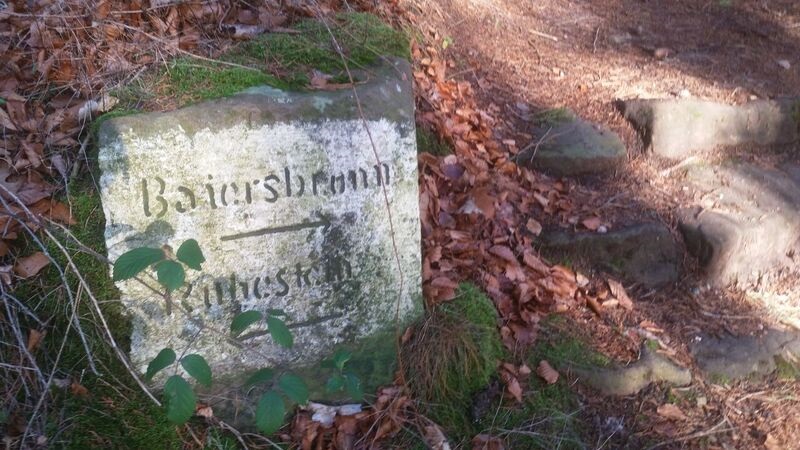 Baiersbronnhiking sign Wendy Winter fun in the Black Forest