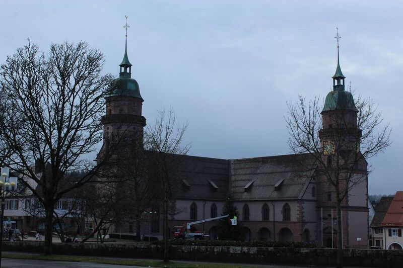 Freundenstadt church Wendy Winter fun in the Black Forest