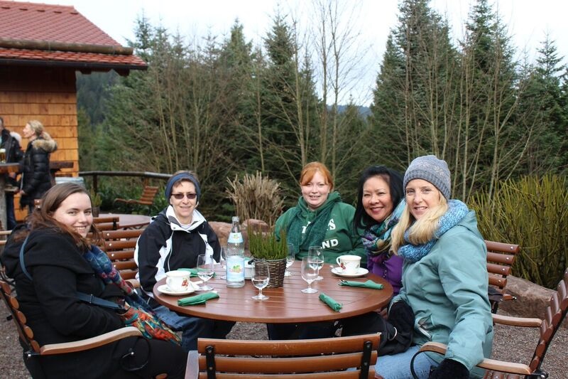 Group picture Satterlei Wendy Winter fun in the Black Forest