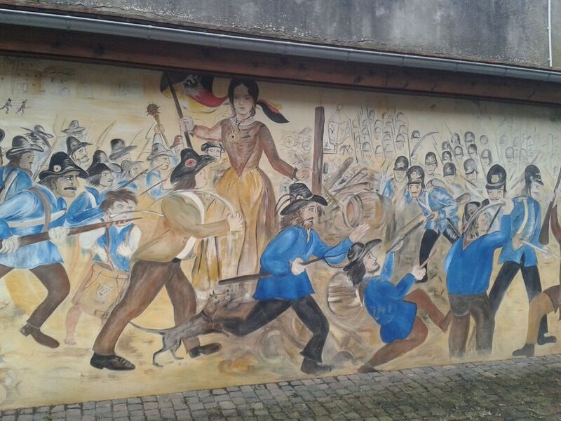 Prussian bAttle Mural Kelly Kirschheimbolanden