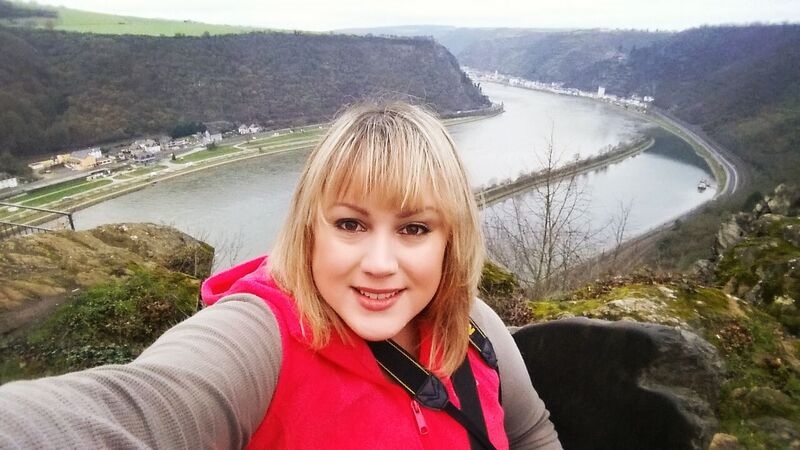 selfie chair Gemma Visiting the Mermaid of Lorelei