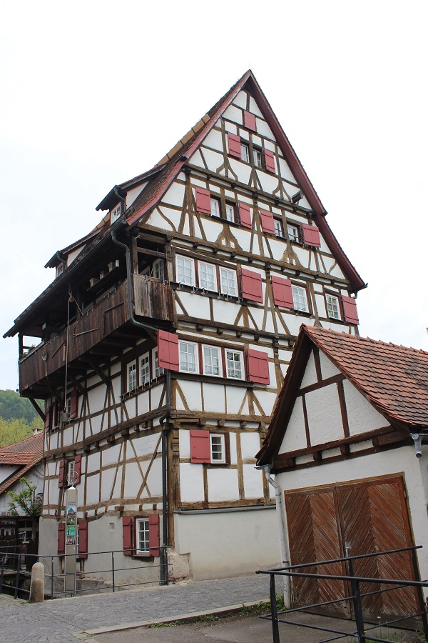 half timbered house Wendy The Blue Waters of Blaubeuren June 16