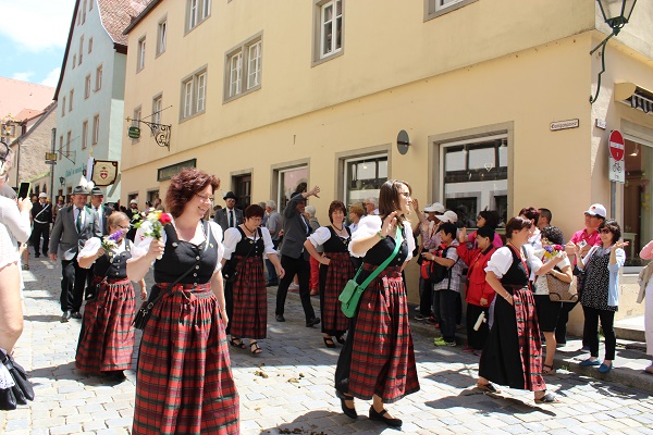 festive parade Wendy Rothenburg ab der Tauber July 16